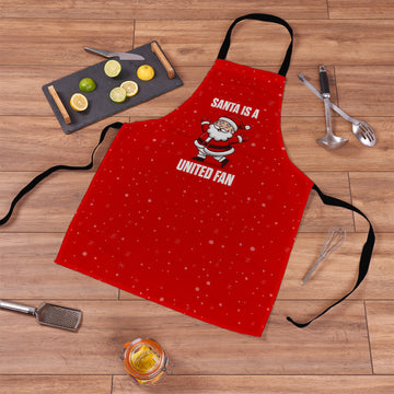 Santa is a United Fan - Apron
