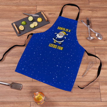 Santa is a Leeds Fan - Apron