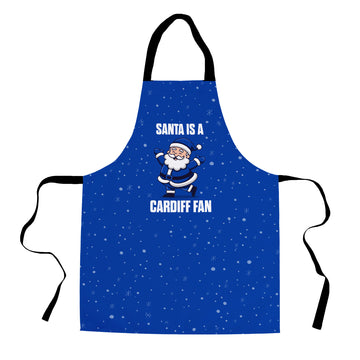 Santa is a Cardiff Fan - Apron