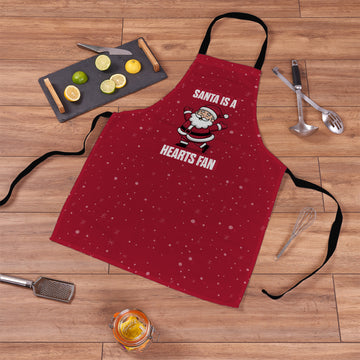Santa is a Hearts Fan - Apron