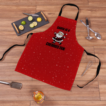 Santa is a Cherries Fan - Apron
