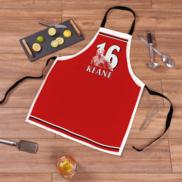 Manchester Red Keane 16 - Water-Resistant Adults Apron