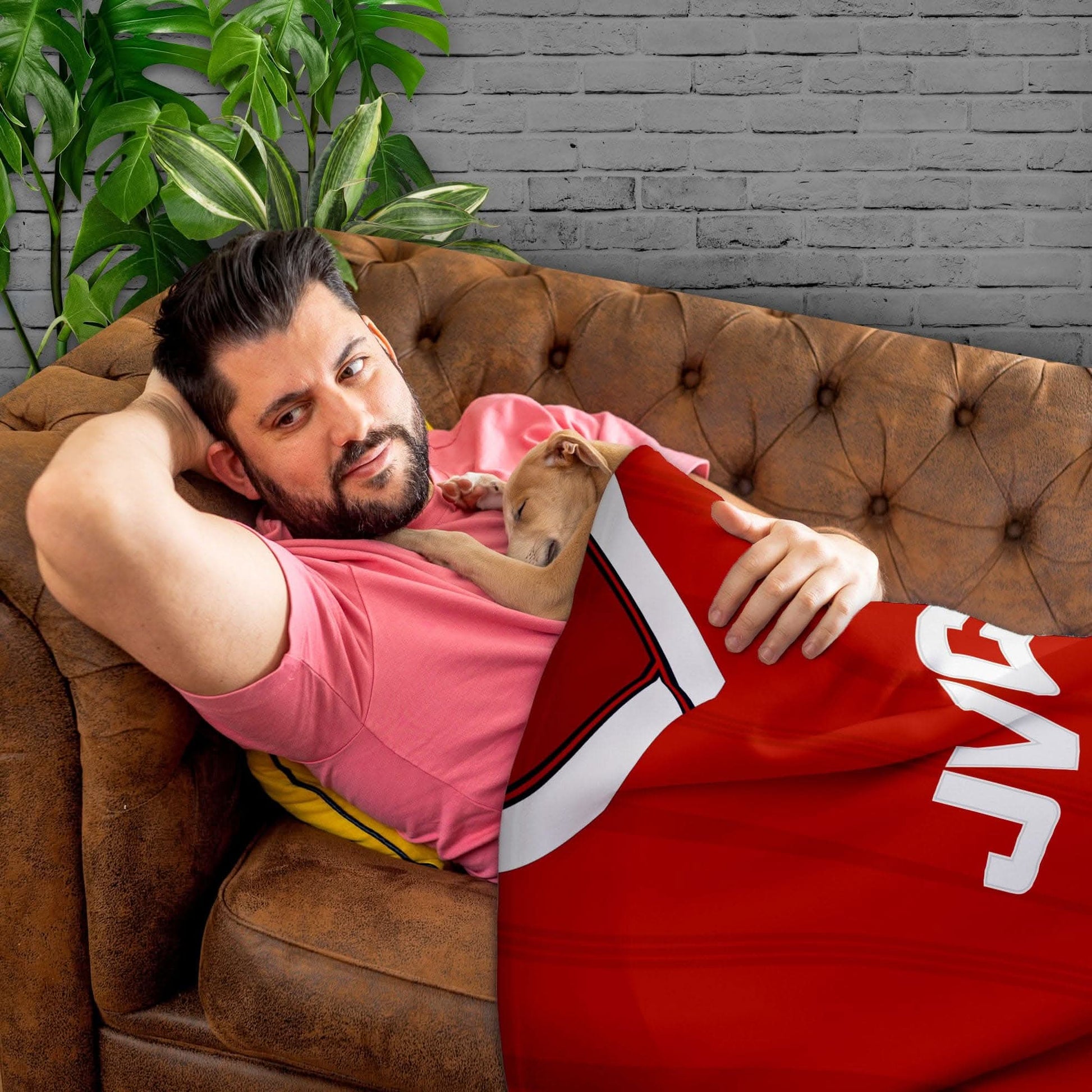 Arsenal FC - 1988 Home Shirt - Retro Fleece Blanket