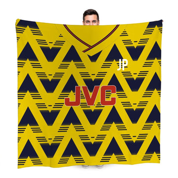 The Gooners Retro - 1992 Away Shirt - Retro Fleece Blanket