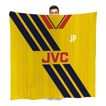 The Gooners Retro - 1993 Away Shirt - Retro Fleece Blanket