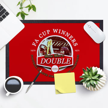 The Gooners Double  - Football Legends - Door Mat -60cm X 40cm