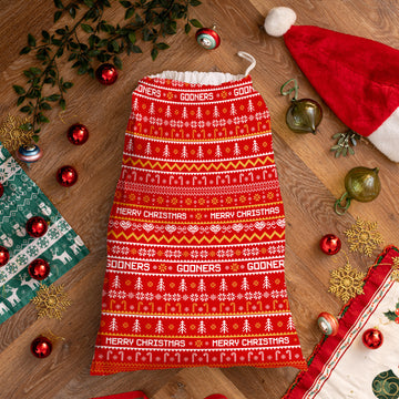 The Gooners - Xmas Jumper Pattern - Santa Sack