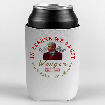 The Gooners Wenger - Football Legends - Can Cooler