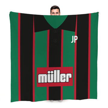Aston Villa - 1994 Away Shirt - Retro Fleece Blanket