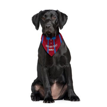 Aston Villa 1993 Home Shirt - Personalised Pet Bandana - 4 Sizes