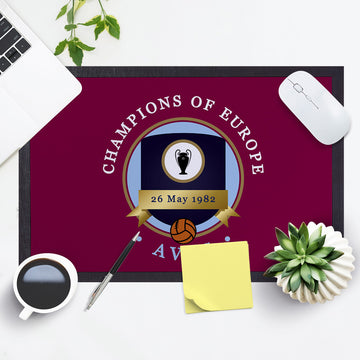 Holte Enders Euro Champions  - Football Legends - Door Mat -60cm X 40cm