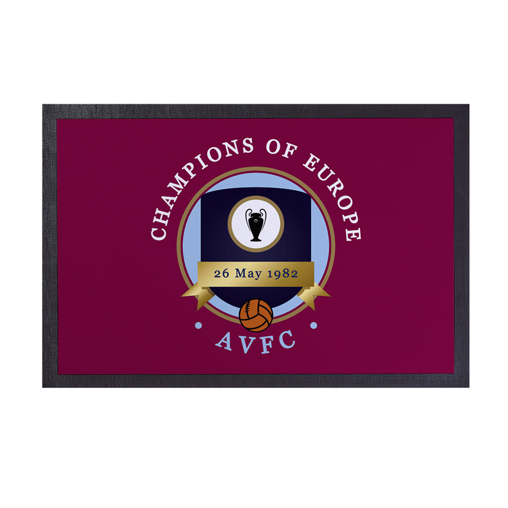 Holte Enders Euro Champions  - Football Legends - Door Mat -60cm X 40cm