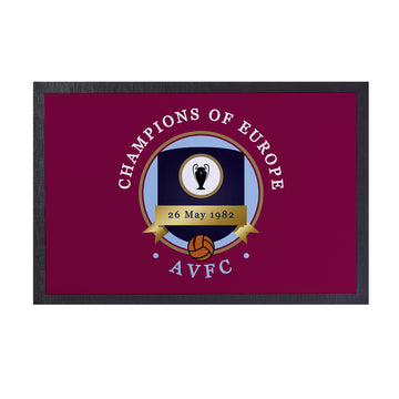 Holte Enders Euro Champions  - Football Legends - Door Mat -60cm X 40cm