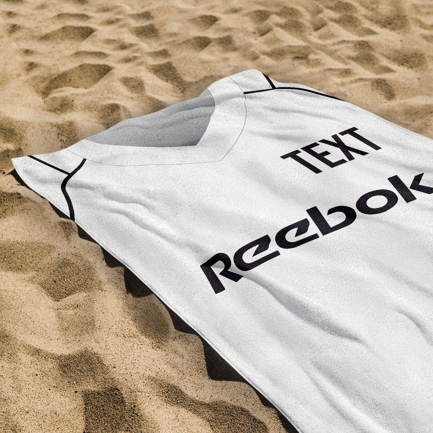 Bolton 2004 Home Shirt - Personalised Lightweight, Microfibre Retro Beach Towel - 150cm x 75cm