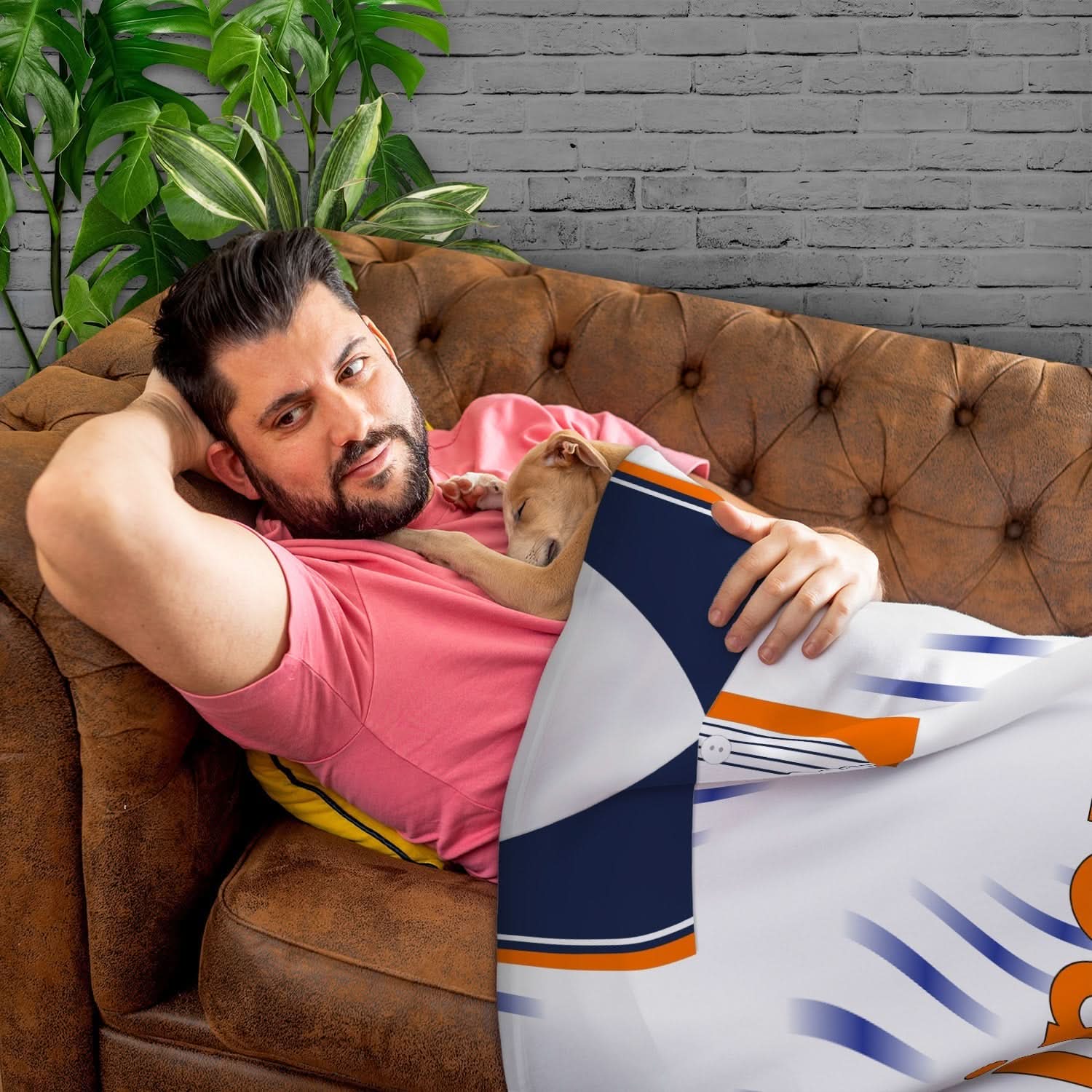 Blackpool - 1991 Away Shirt - Personalised Retro Fleece Blanket