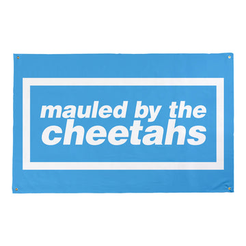Mauled by the Cheetahs - Manchester Blue - City - Banner - Two Sizes