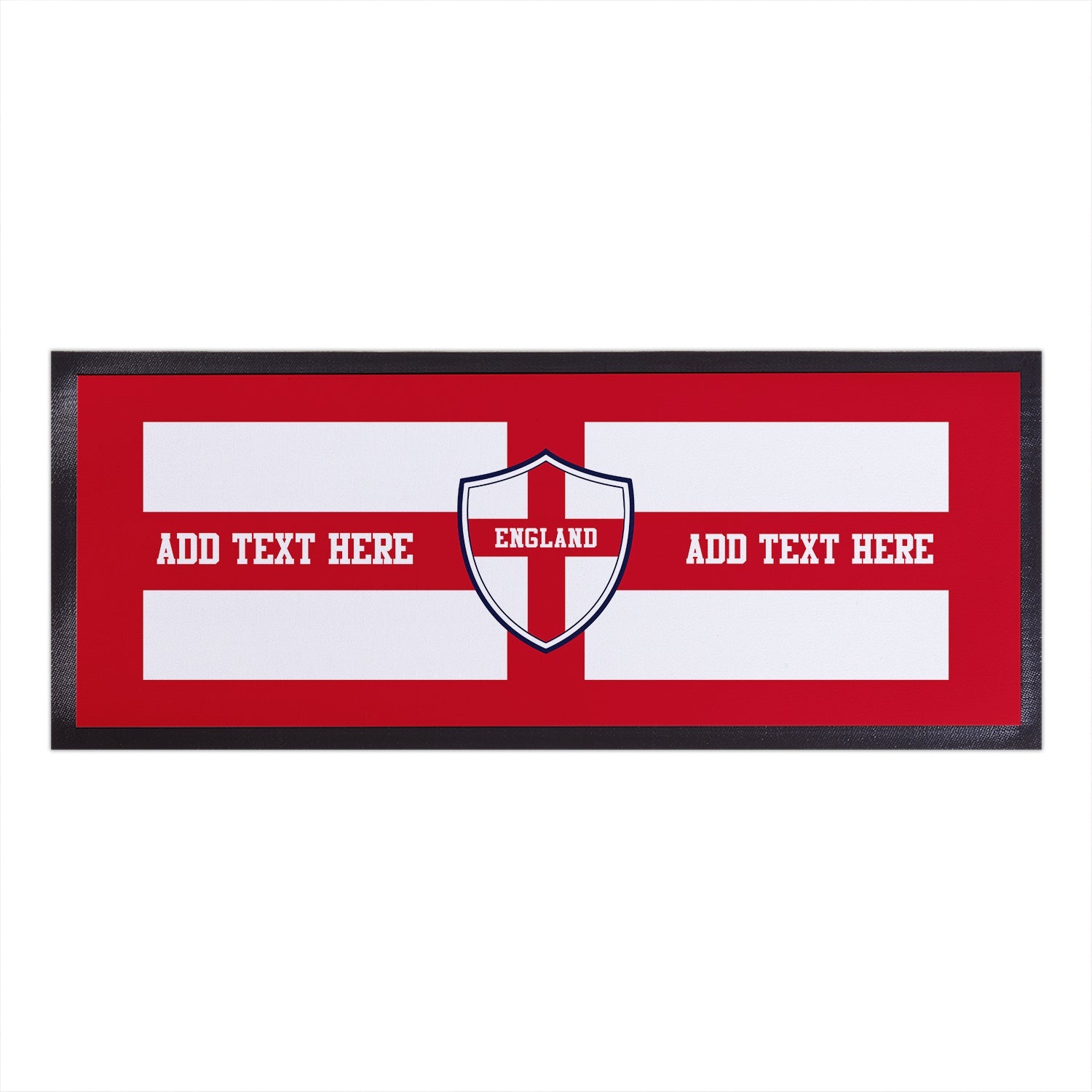 England - St George's Flag - Personalised Bar Runner