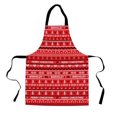 Barnsley Xmas Jumper Pattern - Apron