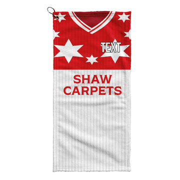 Barnsley - 1989 Home Shirt - Retro Lightweight, Microfibre Golf Towel