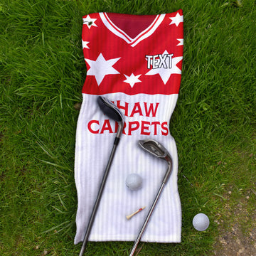 Barnsley - 1989 Home Shirt - Retro Lightweight, Microfibre Golf Towel
