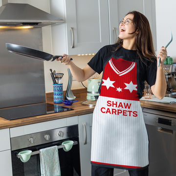 Barnsley - 1989 Home Shirt - Personalised Retro Football Adults Apron