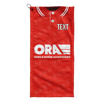 Barnsley - 1996 Home Shirt - Retro Lightweight, Microfibre Golf Towel