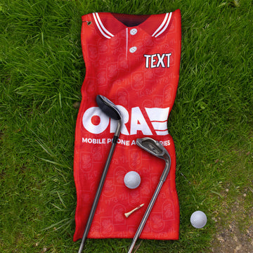 Barnsley - 1996 Home Shirt - Retro Lightweight, Microfibre Golf Towel