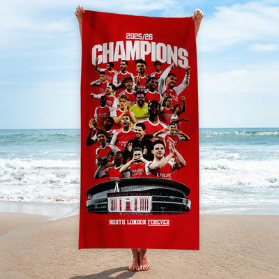 The Gooners - Champions 2026 - Beach Towel