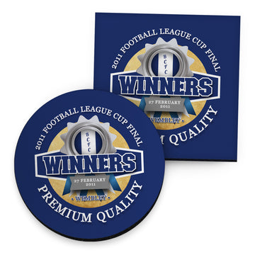 Birmingham League Cup - Football Coaster - Square Or Circle
