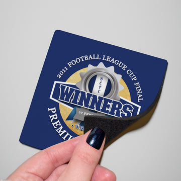 Birmingham League Cup - Football Coaster - Square Or Circle