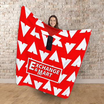 Bournemouth - 1993 Home - Personalised Retro Fleece Blanket 150cm X 150cm