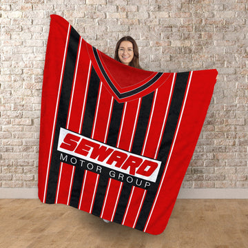 Bournemouth - 2001 Home - Personalised Retro Fleece Blanket 150cm X 150cm