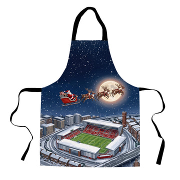 Brentford Christmas Stadium Apron - white cutout