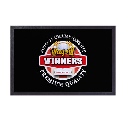 Brentford  Play Off  - Football Legends - Door Mat -60cm X 40cm
