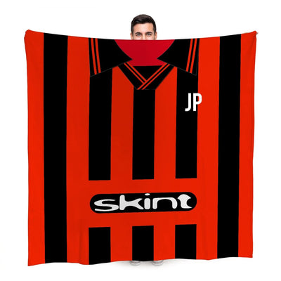 Brighton & Hove FC - 1999 Away Shirt - Retro Fleece Blanket