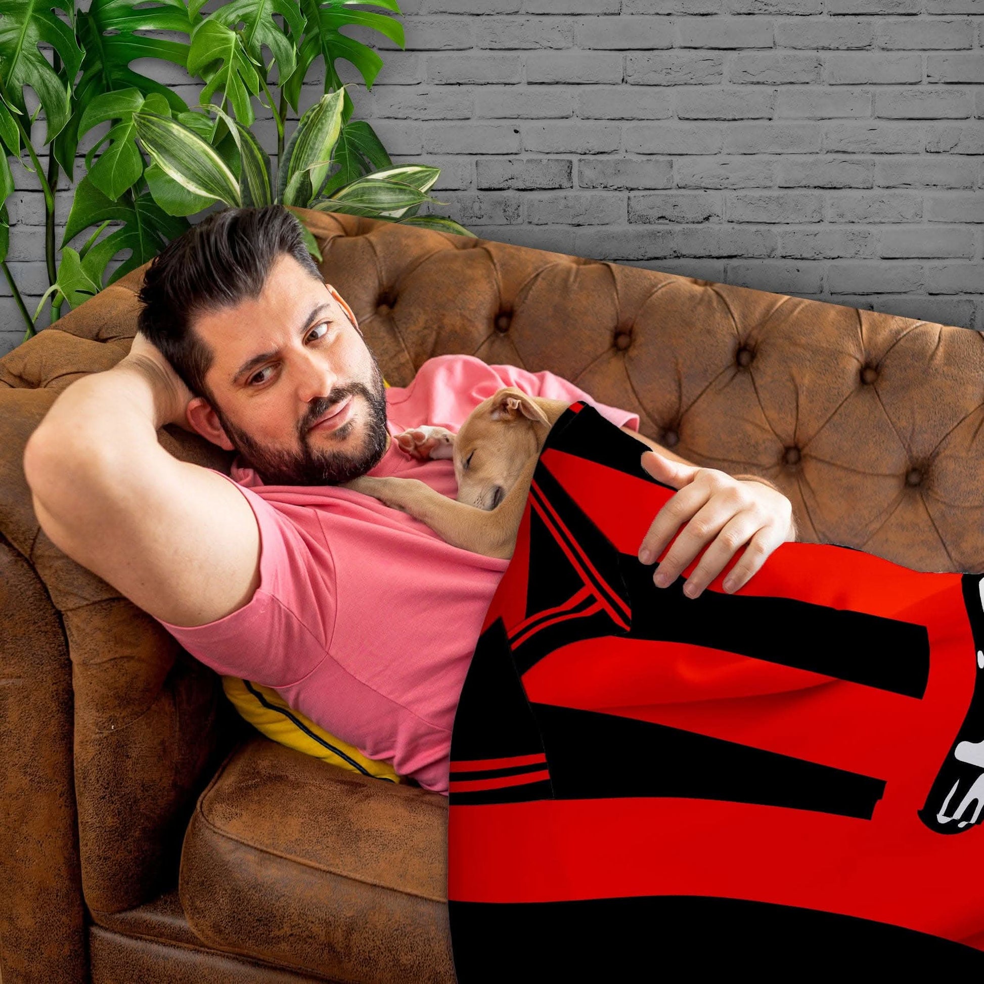 Brighton & Hove FC - 1999 Away Shirt - Retro Fleece Blanket