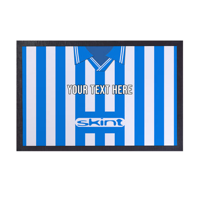 Brighton 1999 Home Shirt - Personalised Retro Door Mat - 60cm x 40cm