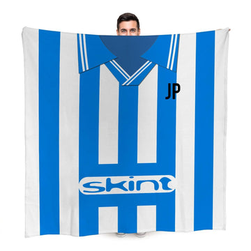 Brighton & Hove - 1999 Home Shirt - Retro Fleece Blanket