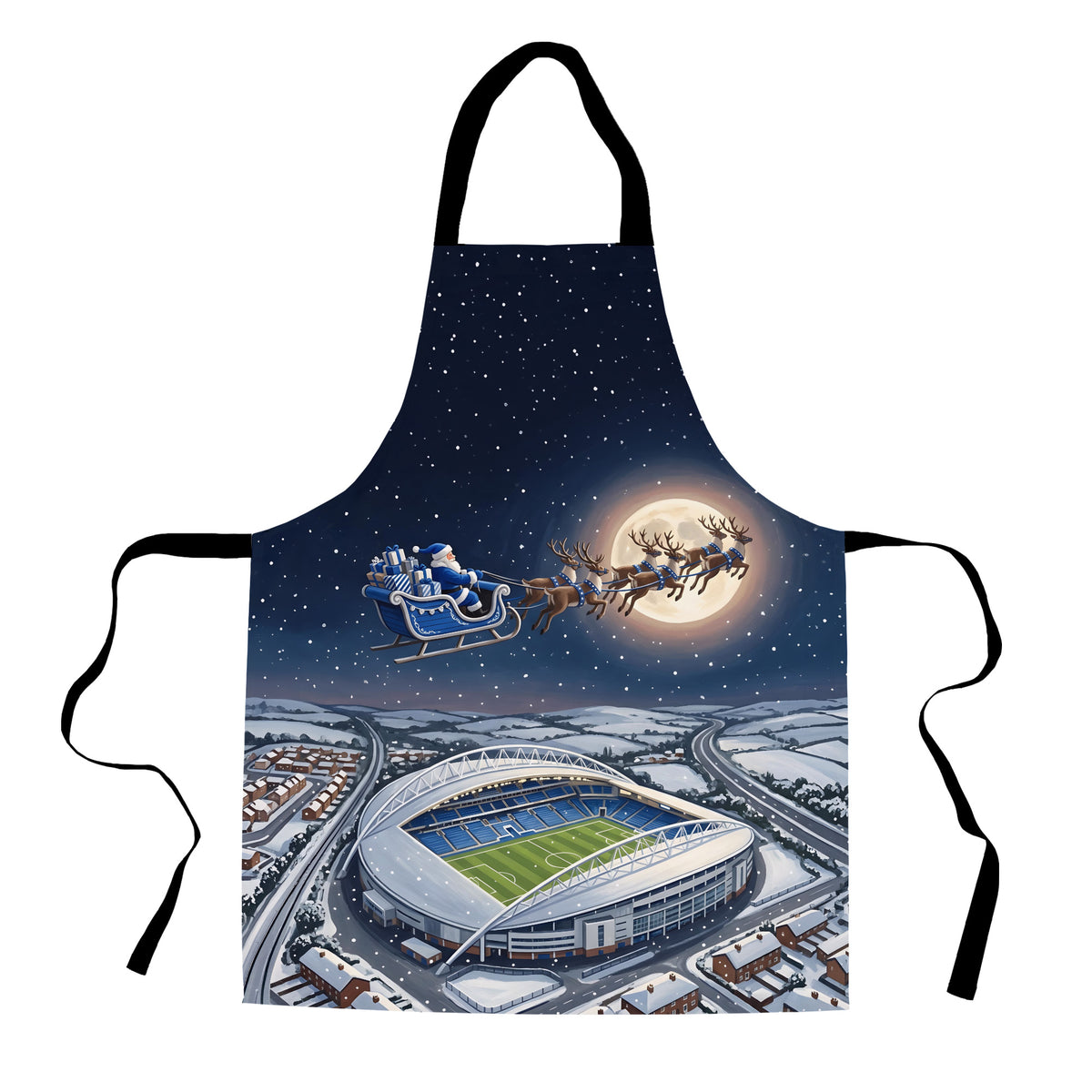 Brighton Christmas Stadium Apron - white cutout