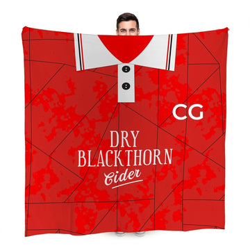 Bristol - 1993 Home Shirt - Personalised Retro Fleece Blanket