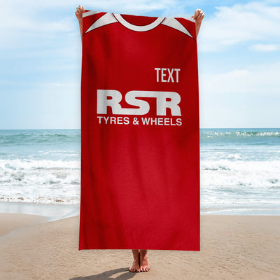 Bromley 2004 Away Shirt - Personalised Lightweight, Microfibre Retro Beach Towel - 150cm x 75cm