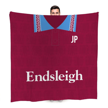 Burnley - 1994 Home Shirt - Retro Fleece Blanket