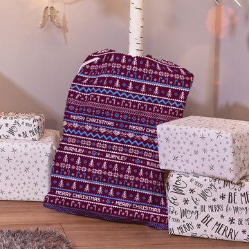 Burnley - Xmas Jumper Pattern - Santa Sack