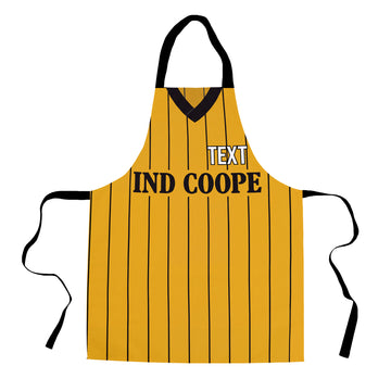 Burton - 1986 Home Shirt - Personalised Retro Football Adults Apron