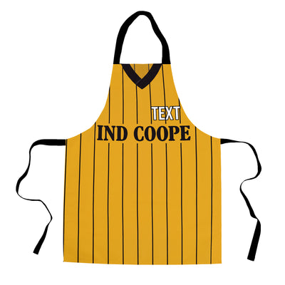 Burton - 1986 Home Shirt - Personalised Retro Football Adults Apron