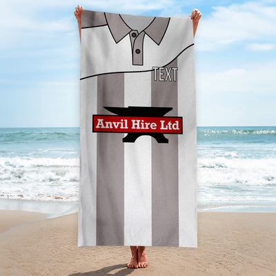 Burton 2015 Away Shirt - Personalised Lightweight, Microfibre Retro Beach Towel - 150cm x 75cm
