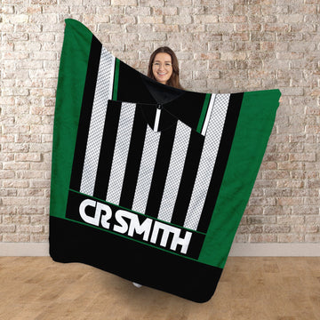 Celtic Retro - 1994 Away Shirt - Personalised Retro Fleece Blanket