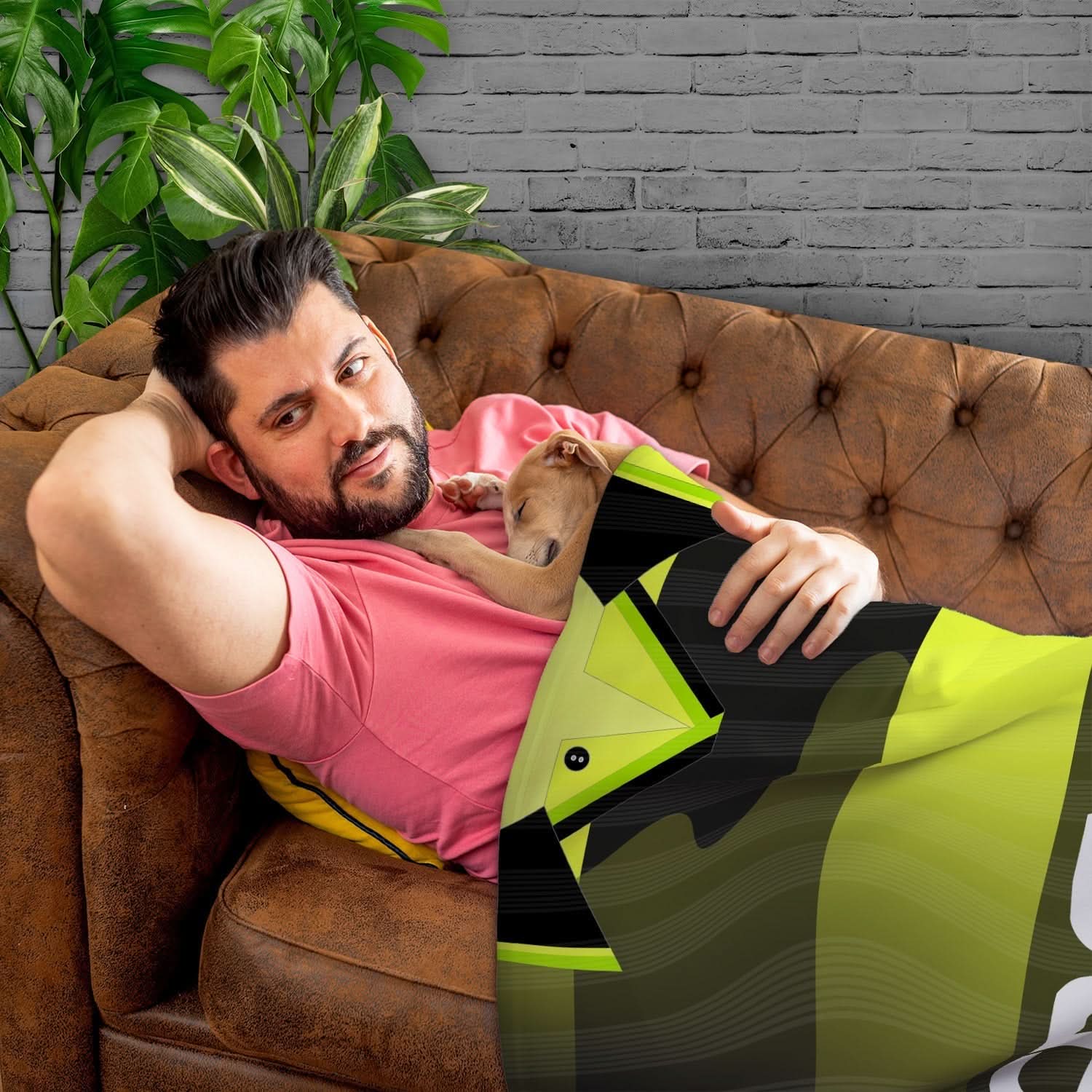 Celtic - 1997 Away Shirt - Personalised Retro Fleece Blanket