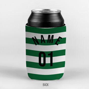 Celtic 2001 Home Shirt - Personalised Drink Can Cooler