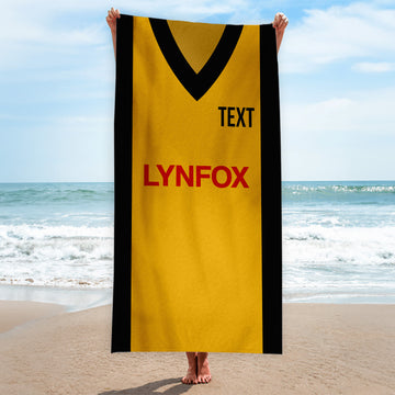 Cambridge 1986 Home Shirt - Personalised Lightweight, Microfibre Retro Beach Towel - 150cm x 75cm